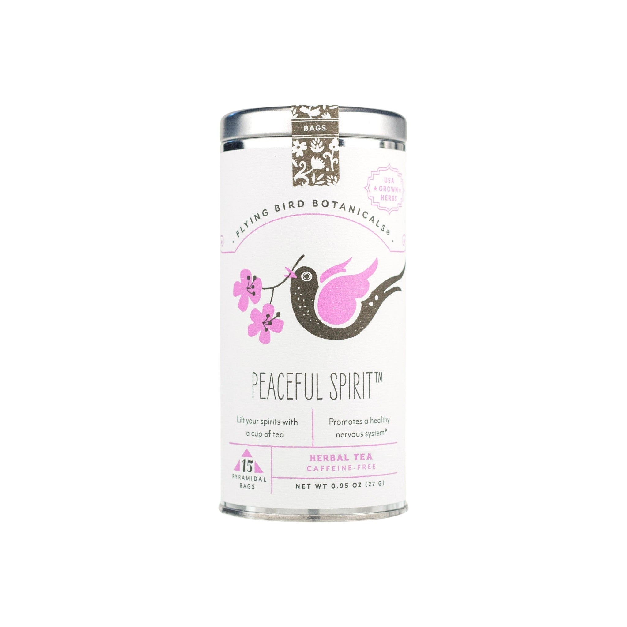 Flying Bird Botanicals Peaceful Spirit Tea - The Artisan Gift Boxes