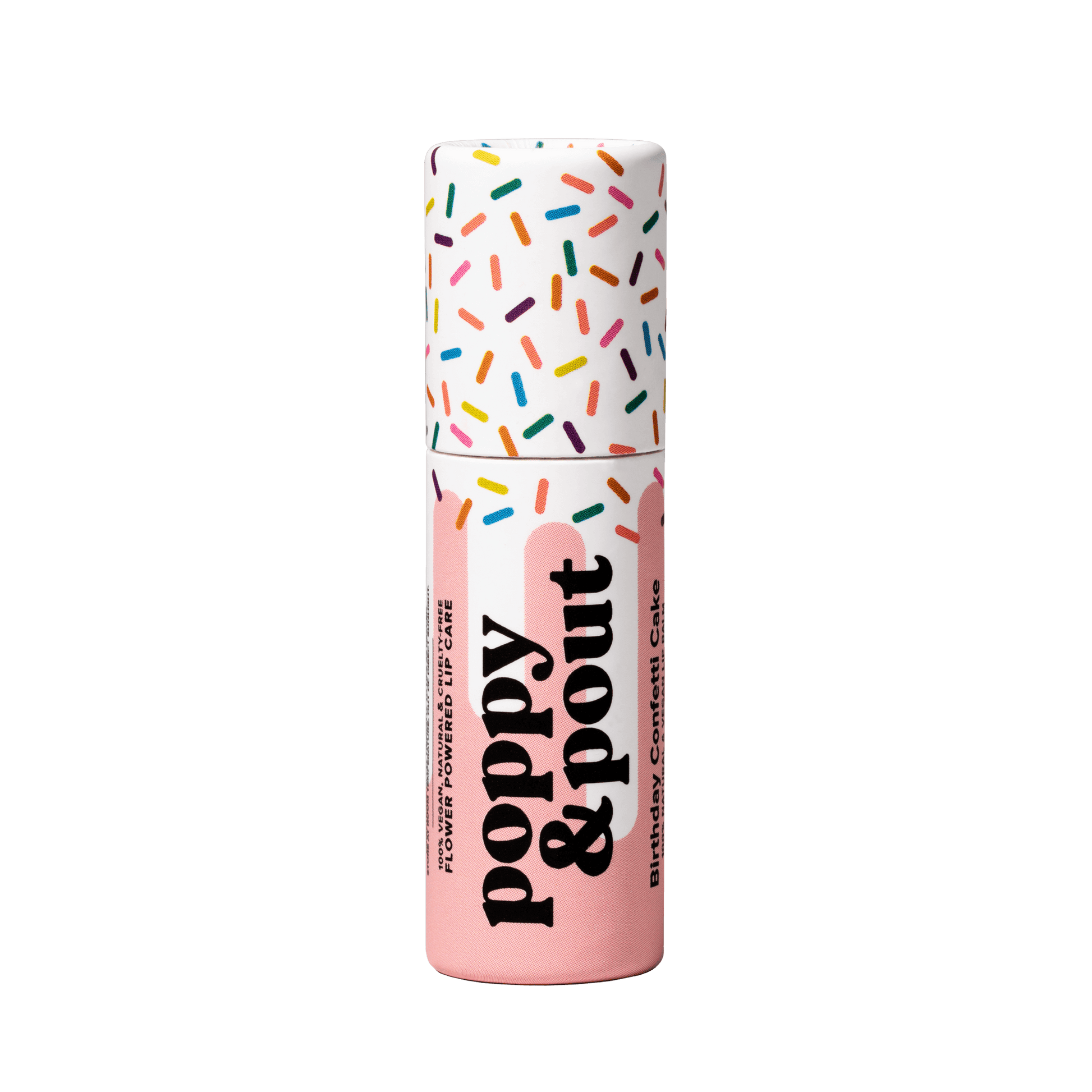 Poppy & Pout Lip Care Birthday Confetti Cake - Pink - The Artisan Gift Boxes