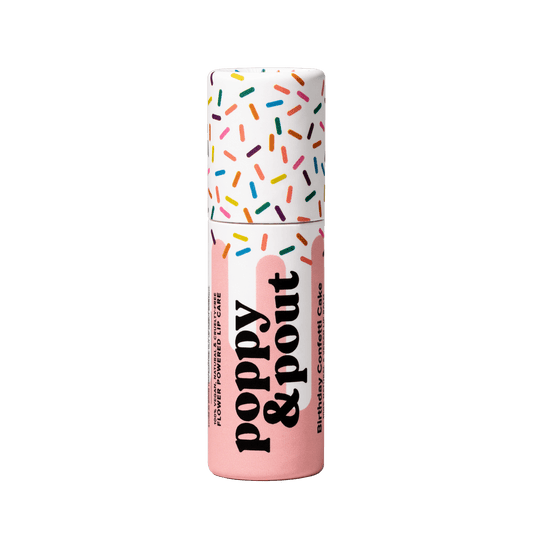 Poppy & Pout Lip Care Birthday Confetti Cake - Pink - The Artisan Gift Boxes