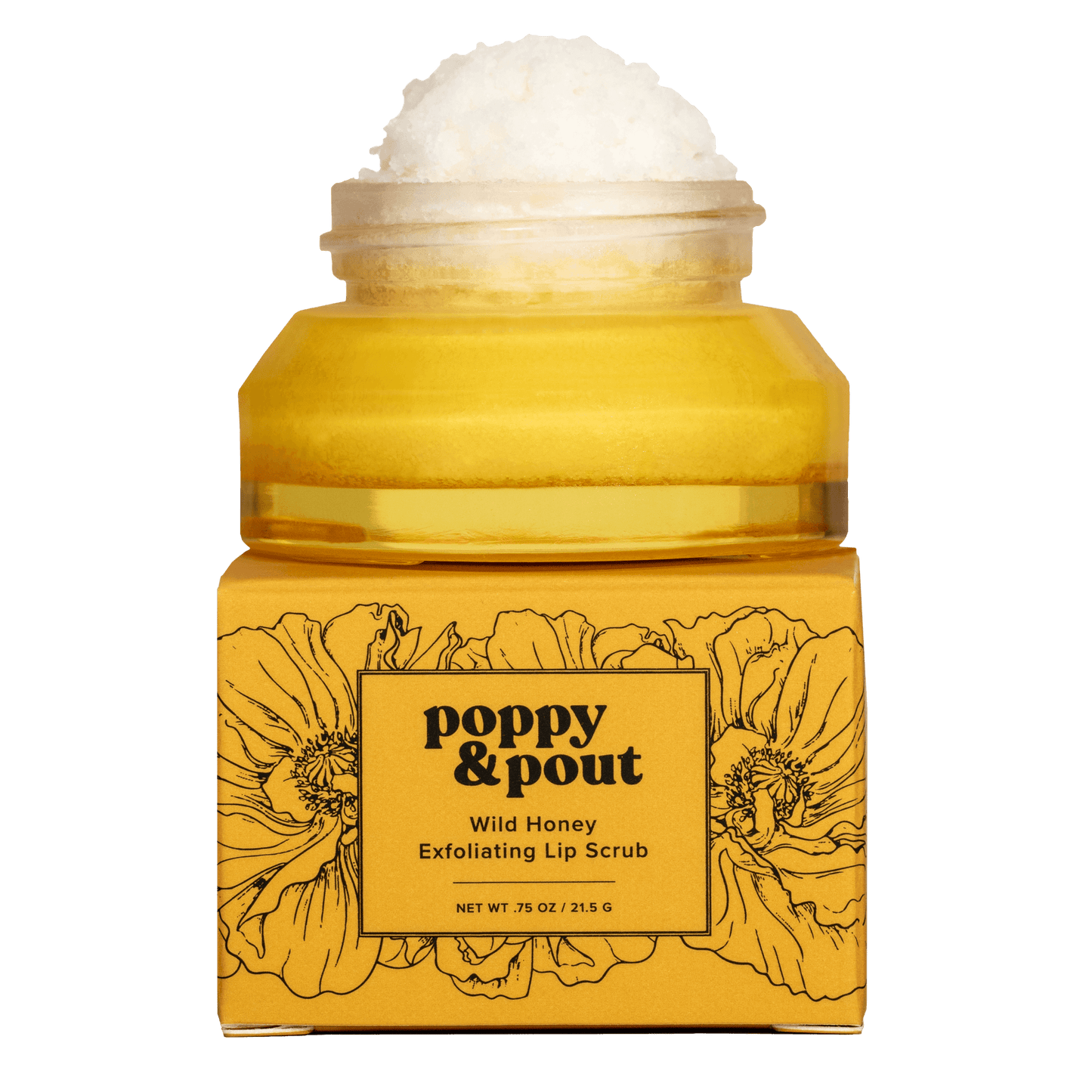 Poppy & Pout Lip Scrub Wild Honey - The Artisan Gift Boxes