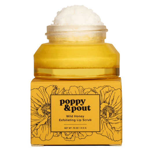 Poppy & Pout Lip Scrub Wild Honey - The Artisan Gift Boxes