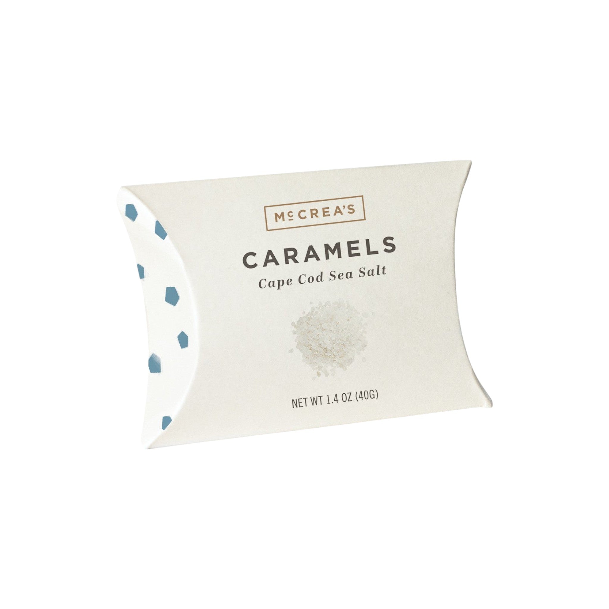 McCrea's Caramels Pillow Box Cape Cod Sea Salt - The Artisan Gift Boxes