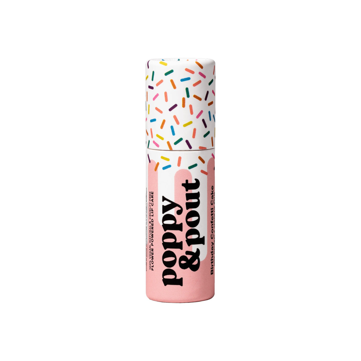 Poppy & Pout Lip Care Birthday Confetti Cake - Pink - The Artisan Gift Boxes