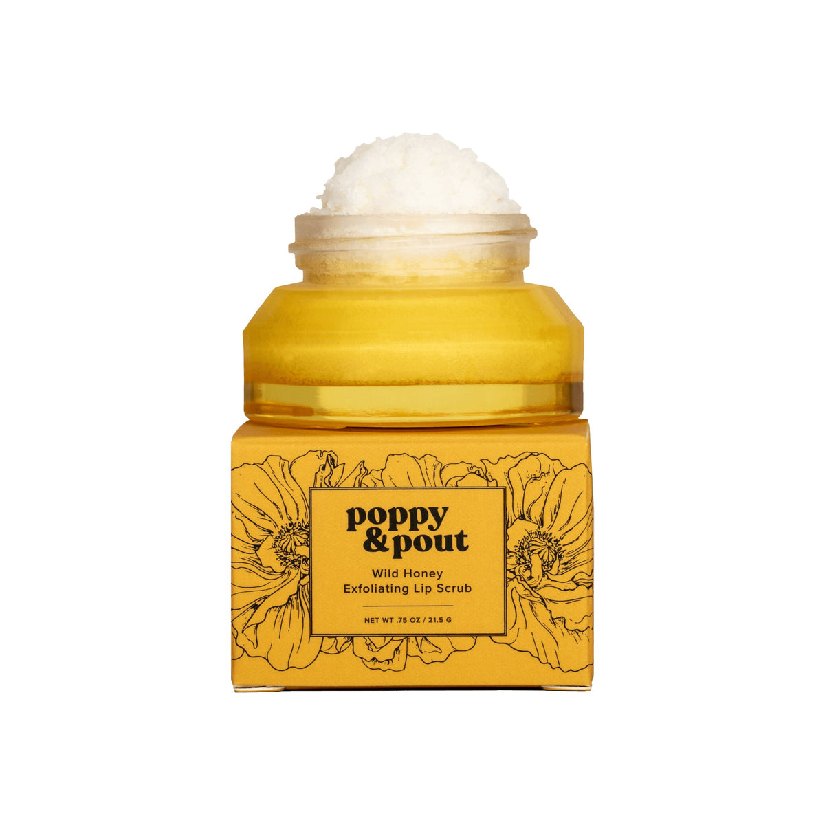 Poppy & Pout Lip Scrub Wild Honey - The Artisan Gift Boxes