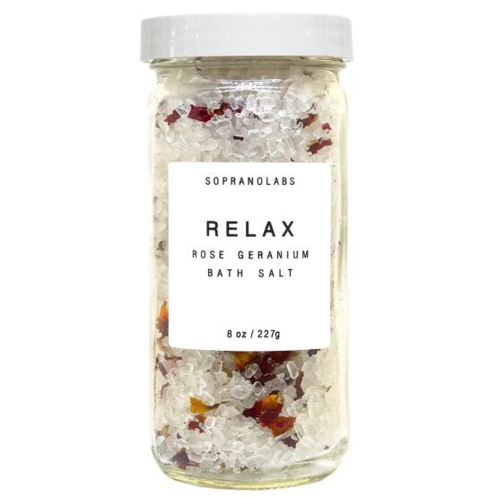 SopranoLabs Rose Relax Bath Salt - The Artisan Gift Boxes