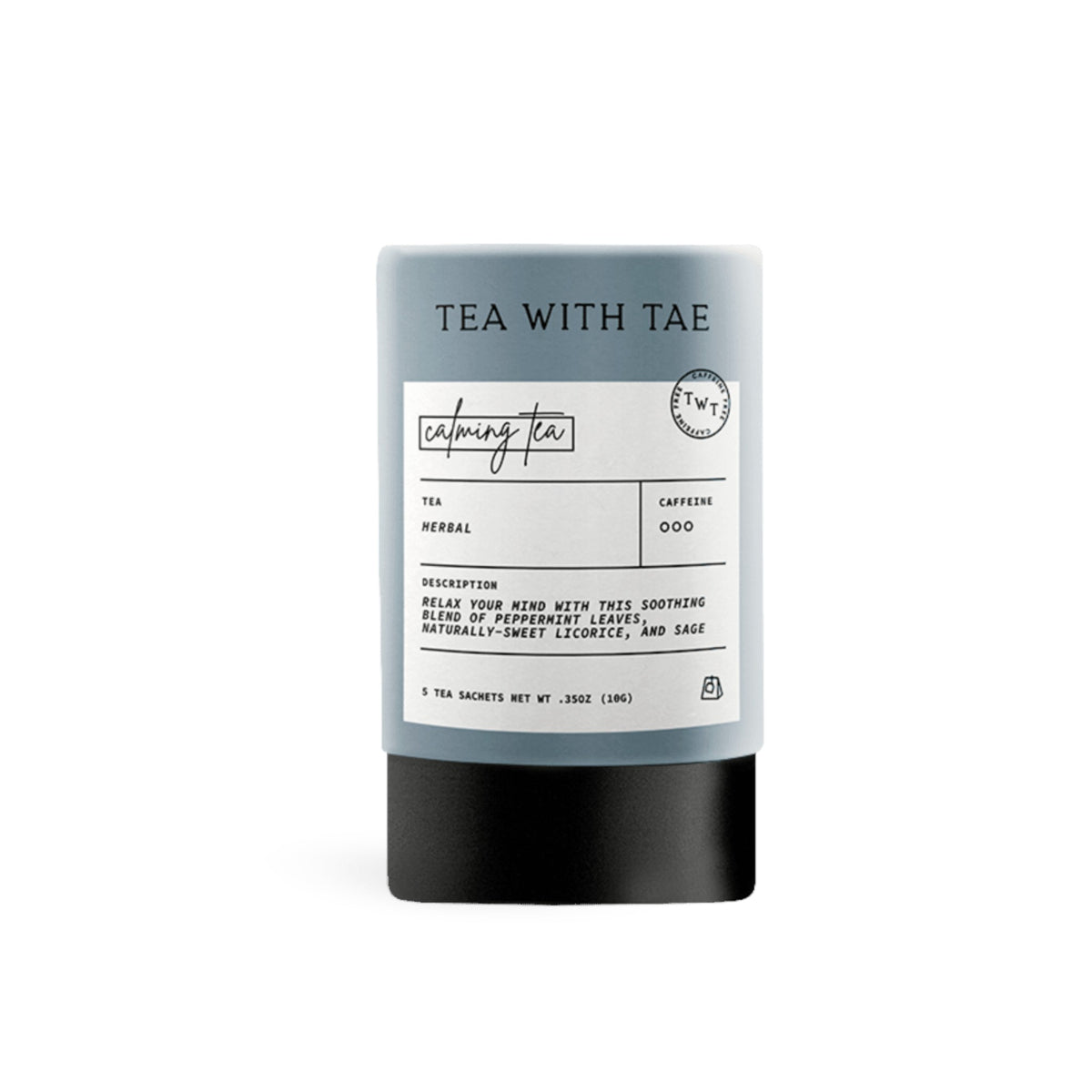 Tea with Tae Calming Herbal Rest Mini Tea Tube - The Artisan Gift Boxes