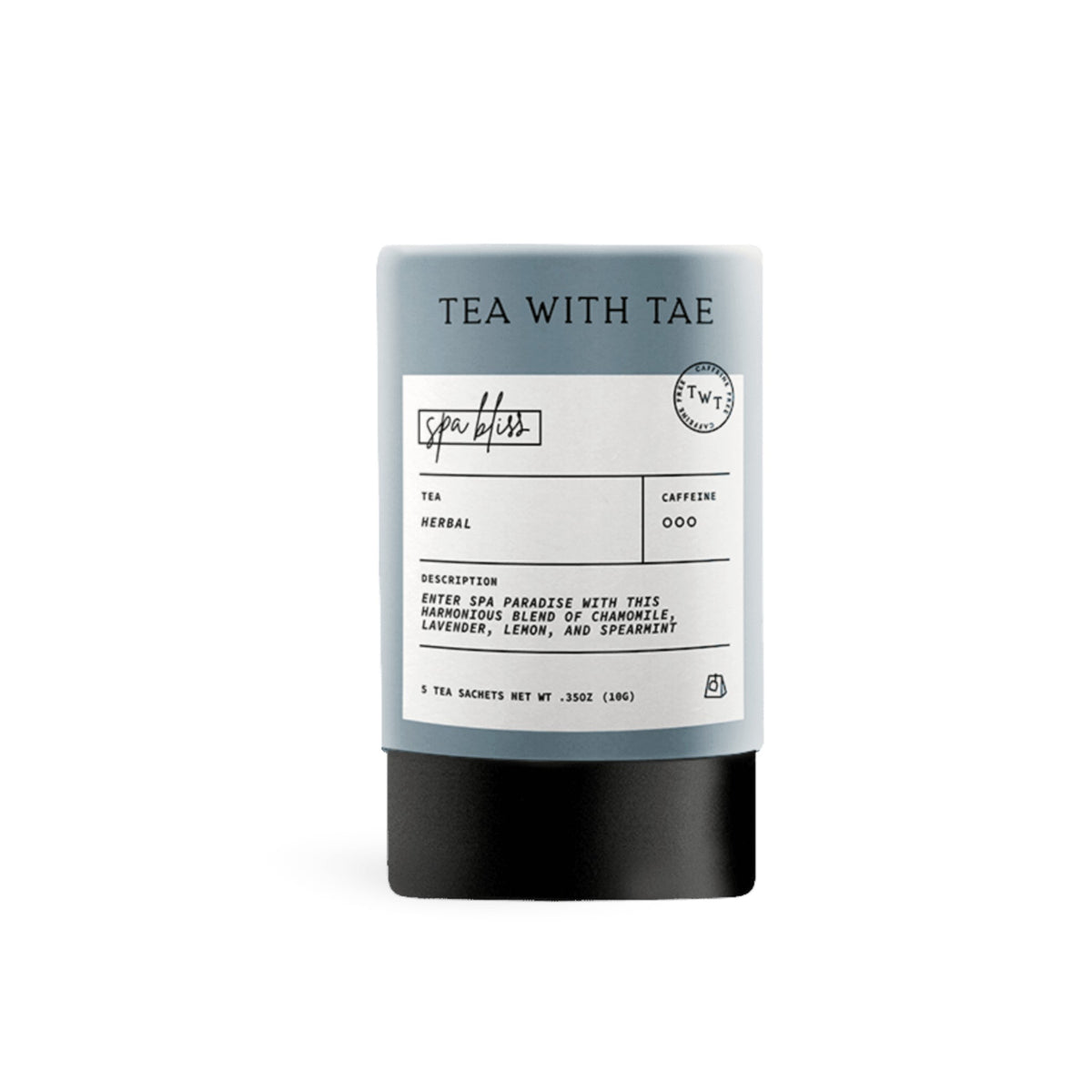 Tea with Tae Spa Bliss Herbal Mini Tea Tube - The Artisan Gift Boxes