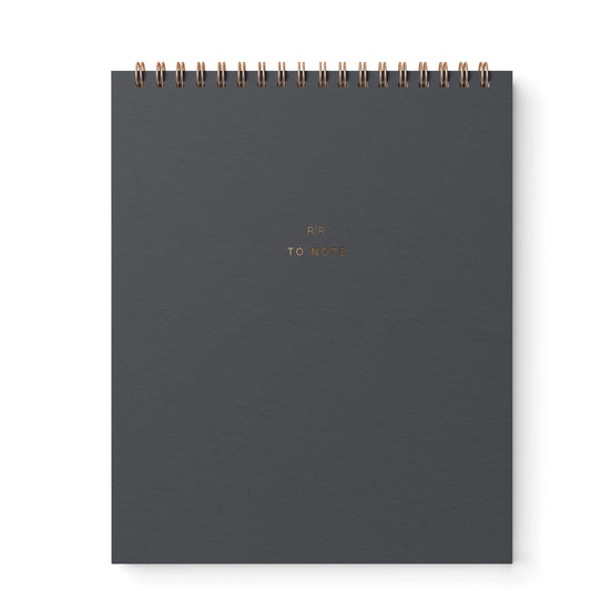 Ramona & Ruth To Note Lined Notebook Charcoal - The Artisan Gift Boxes