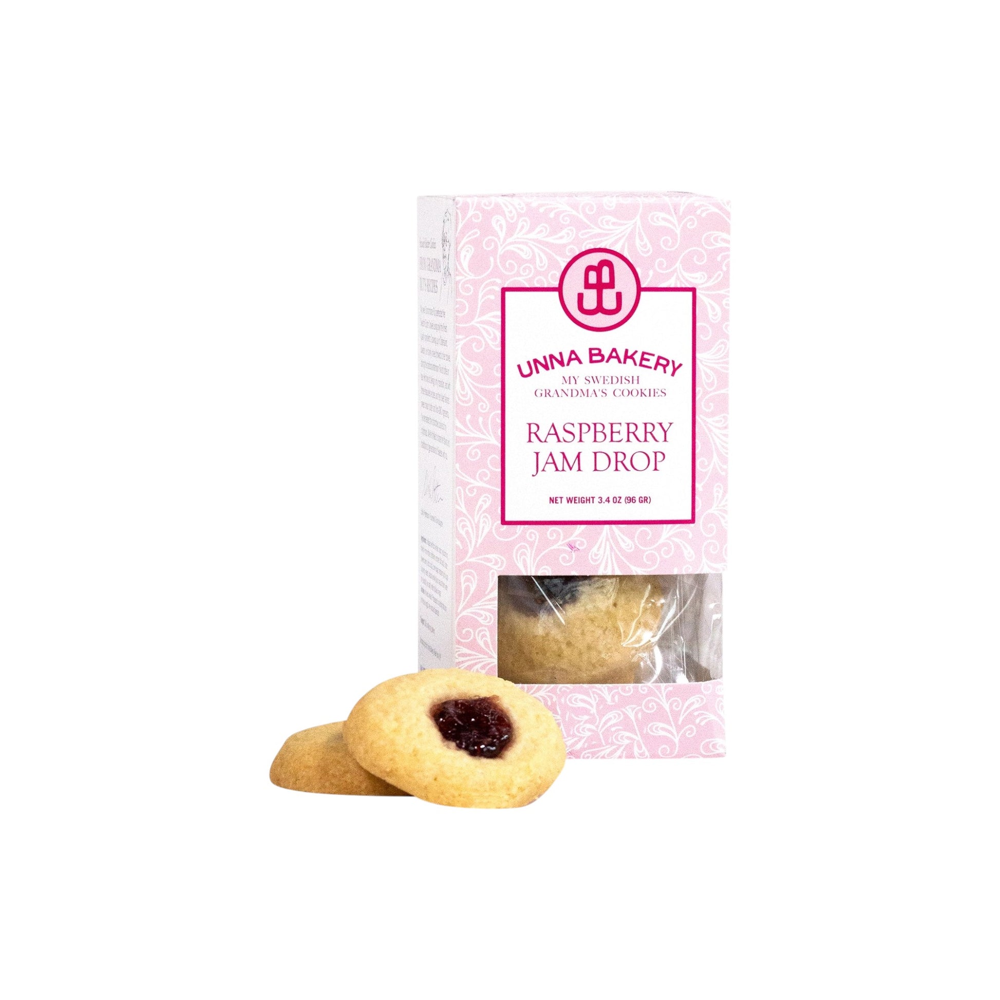 Unna Bakery Raspberry Jam Drop Cookie - The Artisan Gift Boxes