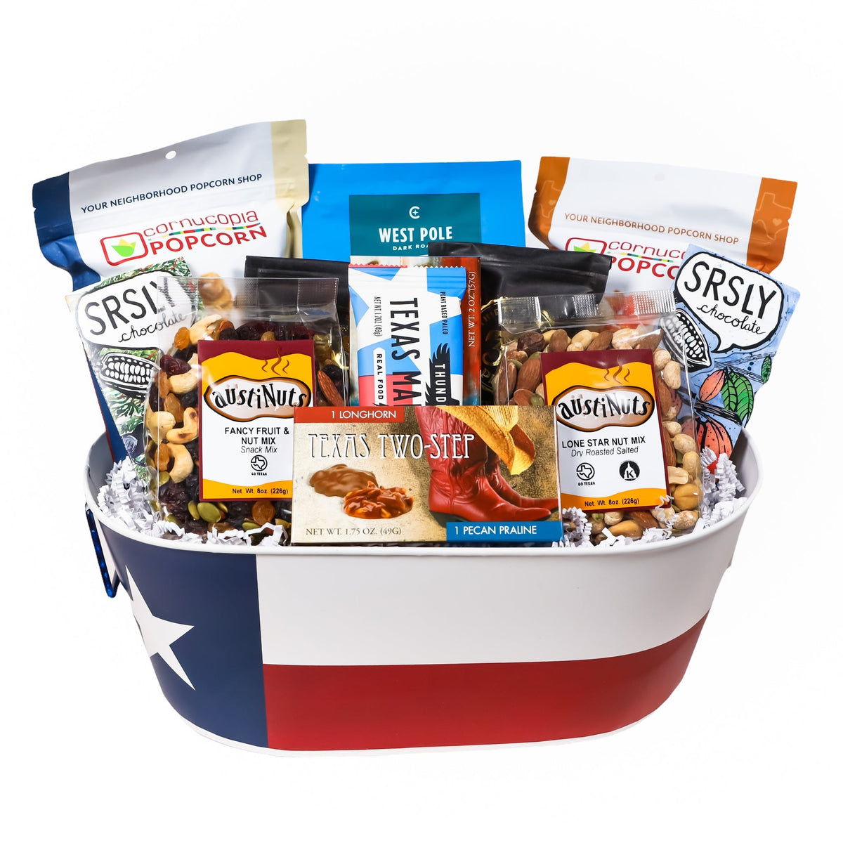 The Mount Bonnell | Texas Food Gift Basket The Artisan Gift Boxes 